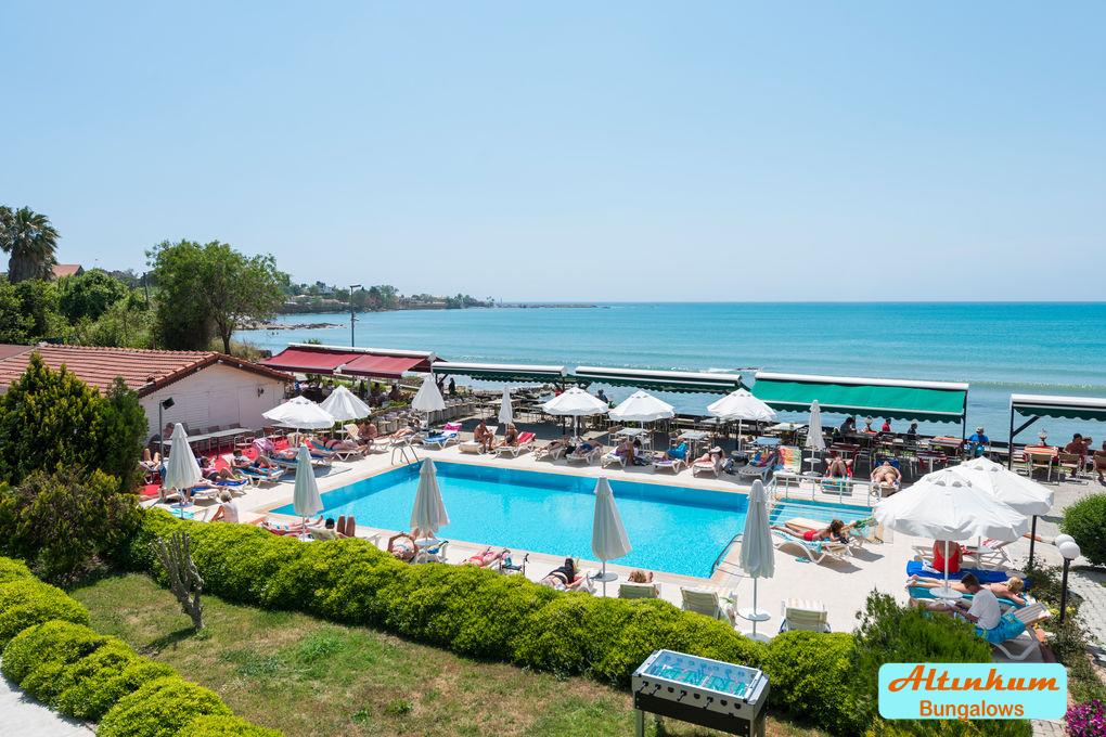 Altinkum Bungalows Side Bagian luar foto