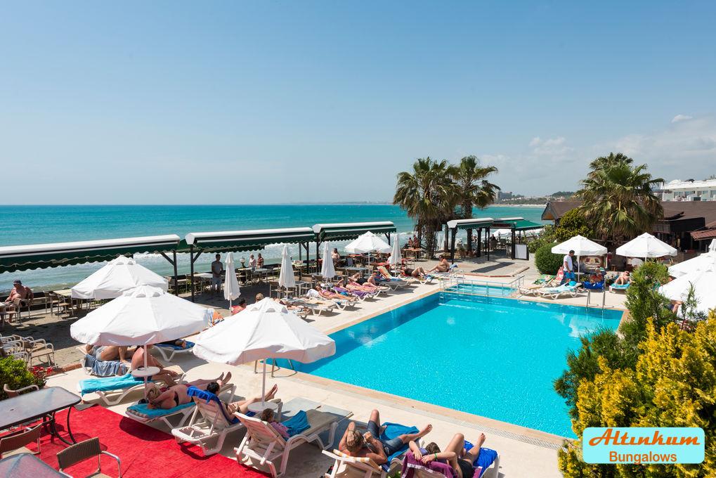 Altinkum Bungalows Side Bagian luar foto