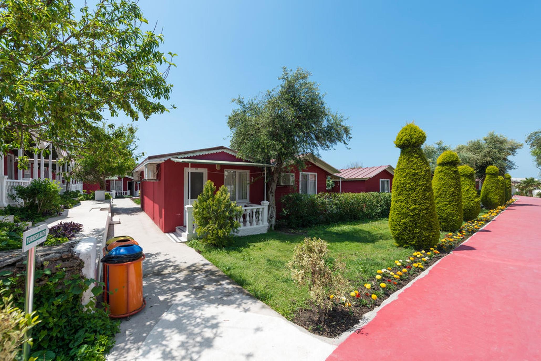 Altinkum Bungalows Side Bagian luar foto