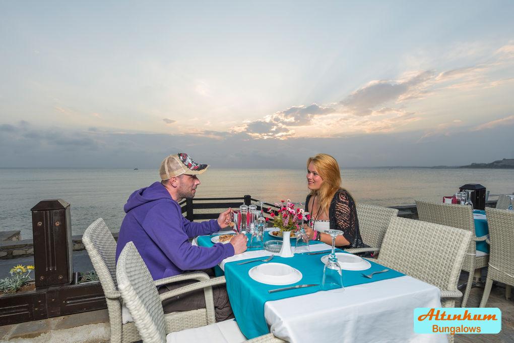Altinkum Bungalows Side Bagian luar foto