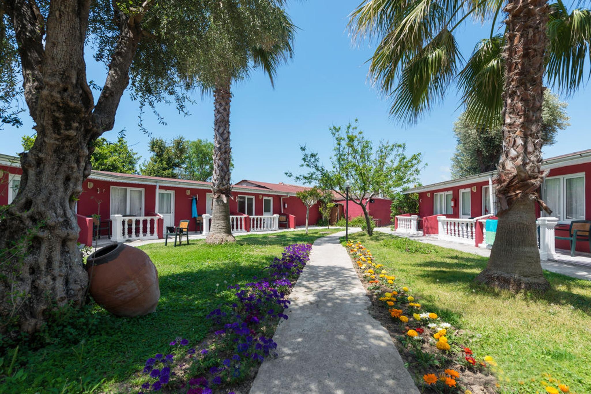 Altinkum Bungalows Side Bagian luar foto